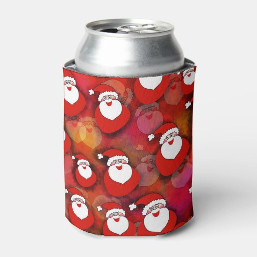 Santa Pattern Dosenkühler (Kanne Vorderseite)