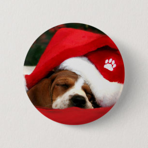 Santa Paws Button