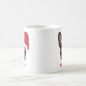Santa Paws Christmas Brown French Bulldog Kaffeetasse (Mittel)