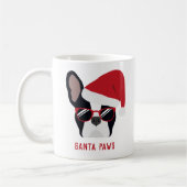 Santa Paws Christmas French Bulldog Kaffeetasse (Links)