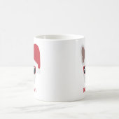 Santa Paws Christmas White French Bulldog Kaffeetasse (Mittel)
