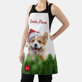 Santa Paws Corgi Holiday Chef Design Schürze (InSitu)