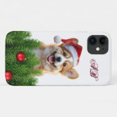 Santa Paws Corgi Holiday iPhone Design Case-Mate iPhone Hülle (Rückseite (Horizontal))