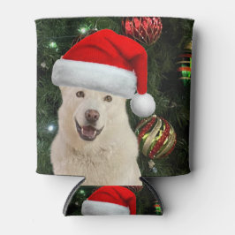 Santa Paws - Crystal the Husky Dog Weihnachten Dosenkühler