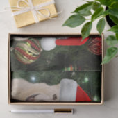 Santa Paws - Crystal the Husky Dog Weihnachten Seidenpapier (Geschenk)