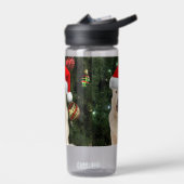 Santa Paws - Crystal the Husky Dog Weihnachten Trinkflasche (Links)