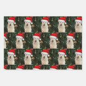 Santa Paws - Crystal the Husky Geschenkpapier Set (Vorderseite)
