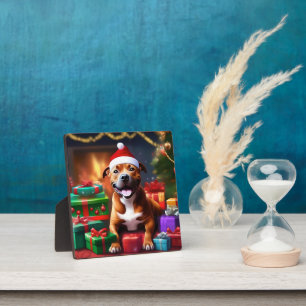 "Santa Paws: Eine Feierliche Überraschung für die Fotoplatte