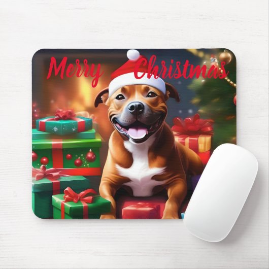 "Santa Paws: Eine Feierliche Überraschung für die Mousepad (Mit Mouse)