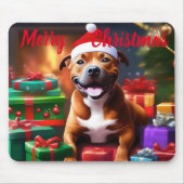 "Santa Paws: Eine Feierliche Überraschung für die Mousepad (Vorne)