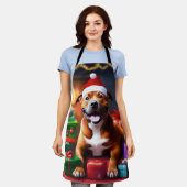 "Santa Paws: Eine Feierliche Überraschung für die  Schürze (Getragen)
