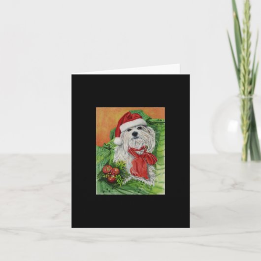 Santa Paws Feiertagskarte (Vorderseite)
