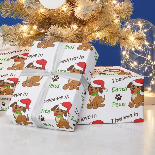 Santa Paws Geschenkpapier (Feiertage)