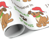 Santa Paws Geschenkpapier (Rolleneckpunkt)
