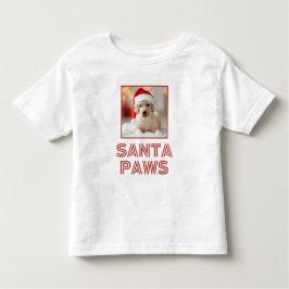 Santa Paws - Gewohnter Foto Dog Liebhaber Weihnach Kleinkind T-shirt
