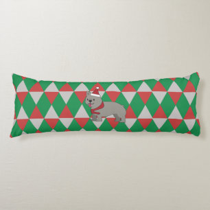 Santa Paws Holiday Diamonds Hund Seitenschläferkissen