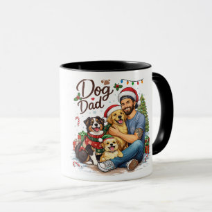 Santa Paws Hund Papa Weihnachts-Tasse – Süße Feier Tasse