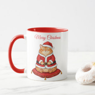 Santa Paws Katzen-Weihnachts-Kaffeetasse Tasse
