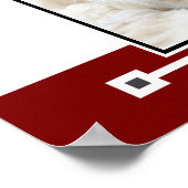 Santa Paws kommt in das Weihnachtsgebäck der Stadt Poster (Ecke)