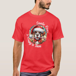 Santa Paws kommt in die Stadt T-Shirt