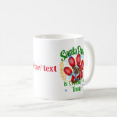 Santa Paws kommt in die Stadt, Xmas Paws Kaffeetasse (VorderseiteRechts)
