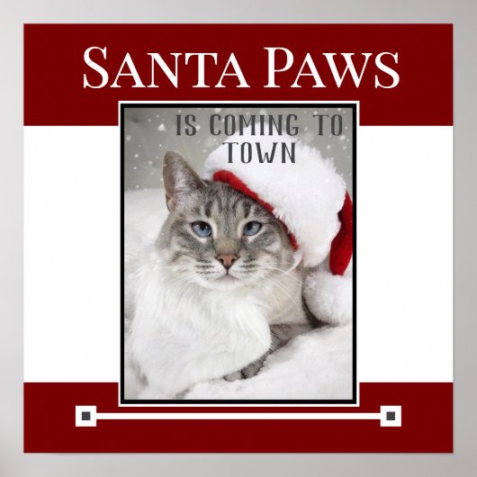 Santa Paws kommt Weihnachten in die Stadt Poster (Vorne)