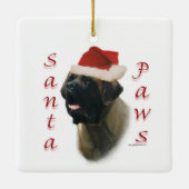 Santa Paws Mastiff Ornament (Rückseite)