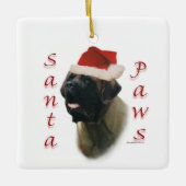 Santa Paws Mastiff Ornament (Vorderseite)