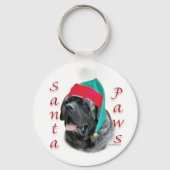 Santa Paws Mastiff Schlüsselanhänger (Rückseite)