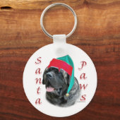 Santa Paws Mastiff Schlüsselanhänger (Rückseite)