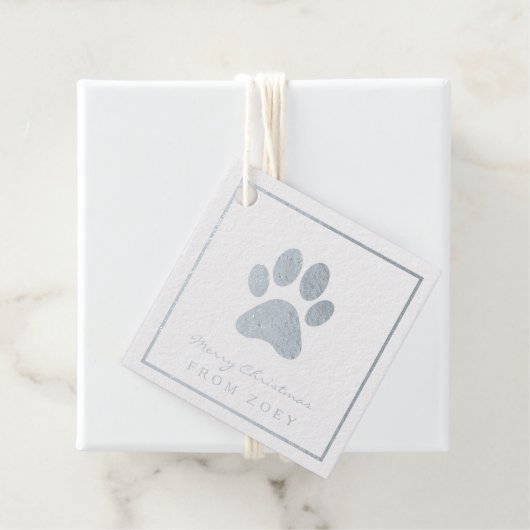 Santa Paws - niedliche Geschenkmarke des Hundes Geschenkanhänger (Mit Box)