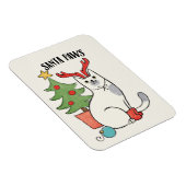 Santa Paws | Rentierkatze Magnet (Rechte Seite)