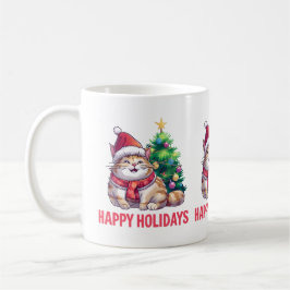 Santa Paws Says Happy Holidays Kaffeetasse