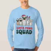 Santa Paws Squad T-Shirt (Vorderseite)