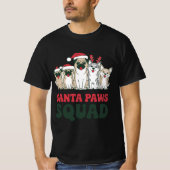 Santa Paws Squad T-Shirt (Vorderseite)