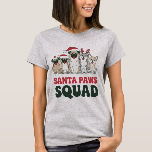 Santa Paws Squad Tee (Vorderseite)