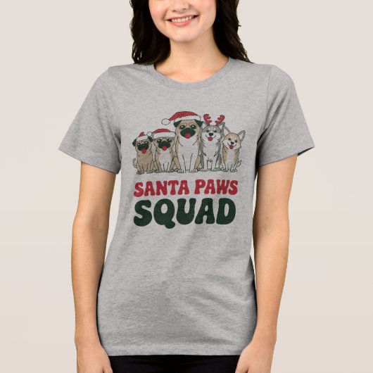 Santa Paws Squad Tee (Vorderseite)