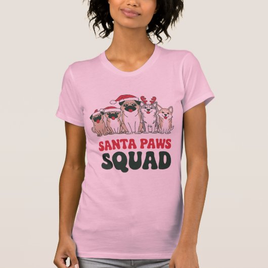 Santa Paws Squad Tee (Vorderseite)