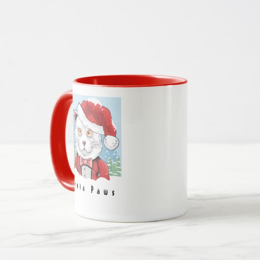 Santa Paws Tasse (Vorderseite Links)