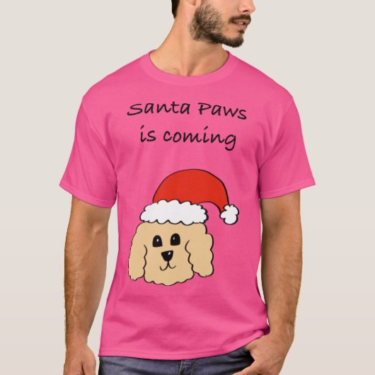 Santa Paws vintage T-Shirt (Vorderseite)