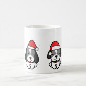 Santa Paws, Weihnachtshunde Kaffeetasse (Mittel)