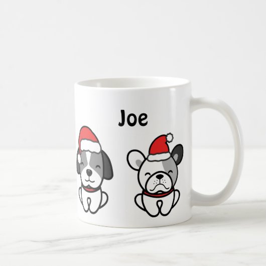 Santa Paws, Weihnachtshunde Kaffeetasse (Rechts)