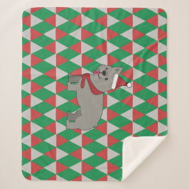 Santa PawsHoliday Diamonds Dog Sherpadecke