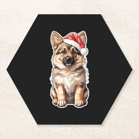 Santa Pawster Untersetzer (Vorderseite)