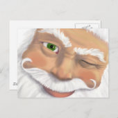 Santa - Pc H Feiertagspostkarte (Vorne/Hinten)