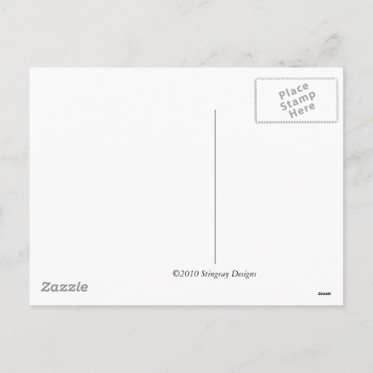 Santa - Pc H Feiertagspostkarte (Rückseite)