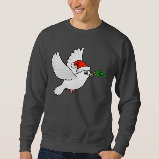 Santa Peace Dove Sweatshirt (Vorderseite)