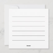 Santa Peek Holiday Card  Feiertagskarte (Rückseite)