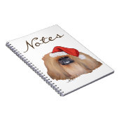 Santa Pekingese Notizblock (Rechte Seite)