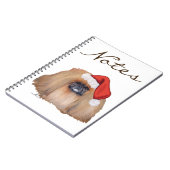 Santa Pekingese Notizblock (Linke Seite)